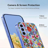 EIDERWOOD Samsung Galaxy S26 FE Fleksibel Plastik Mobil Cover m. Blomstermotiv - Gennemsigtig / Liljer