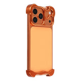 iPhone 18 Pro 2-i-1 Metal Bumper Cover - Orange