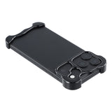 iPhone 18 Pro 2-i-1 Metal Bumper Cover - Sort