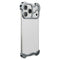 iPhone 18 Pro 2-i-1 Metal Bumper Cover - Grå