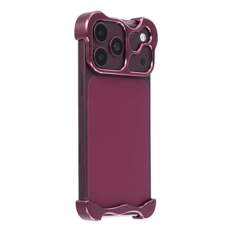 iPhone 18 Pro 2-i-1 Metal Bumper Cover - Lilla