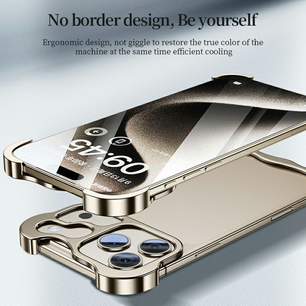 iPhone 18 Pro 2-i-1 Metal Bumper Cover - Lilla