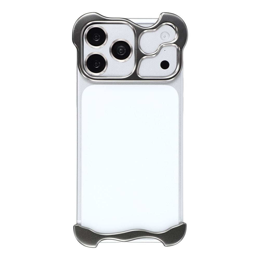 iPhone 18 Pro Max 2-i-1 Metal Bumper Cover - Grå