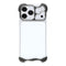 iPhone 18 Pro Max 2-i-1 Metal Bumper Cover - Grå