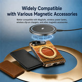 iPhone Fold EIDERWOOD 2-i-1 Aramid Cover m. Indbygget Beskyttelsesfilm & Kickstand - MagSafe Kompatibel - Blå