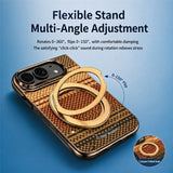iPhone Fold EIDERWOOD 2-i-1 Aramid Cover m. Indbygget Beskyttelsesfilm & Kickstand - MagSafe Kompatibel - Sort