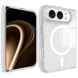EIDERWOOD iPhone Fold Hybrid Bagsidecover - MagSafe Kompatibel - Gennemsigtig
