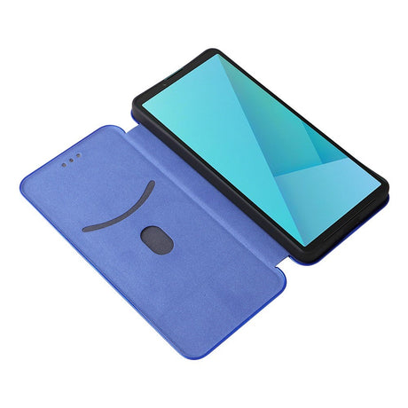 EIDERWOOD Sony Xperia 10 VIII Kunstlæder Cover med Strop til Ståfunktion - Blå