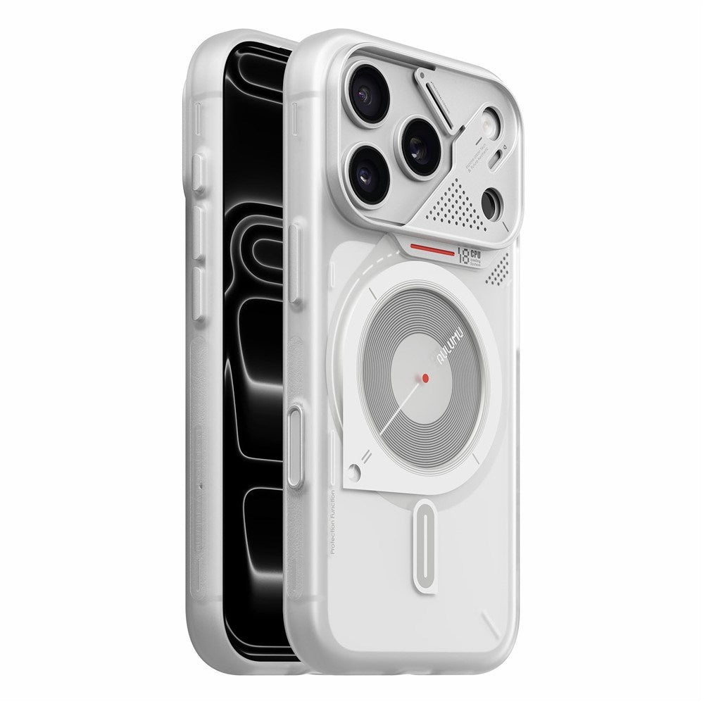 AULUMU iPhone 18 Pro / 17 Pro Bagside Cover - MagSafe Kompatibel - Hvid
