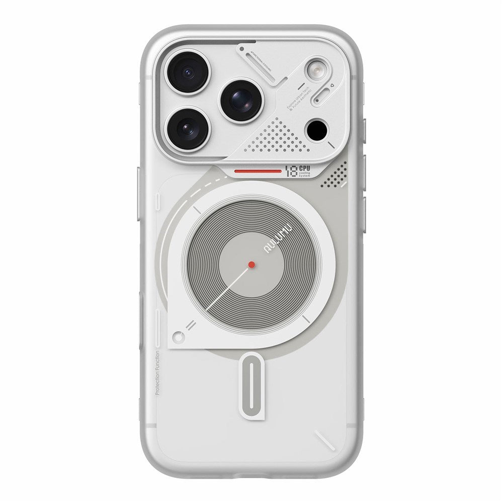 AULUMU iPhone 18 Pro / 17 Pro Bagside Cover - MagSafe Kompatibel - Hvid