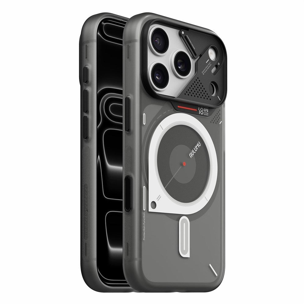 AULUMU iPhone 18 Pro / 17 Pro Bagside Cover - MagSafe Kompatibel - Grå