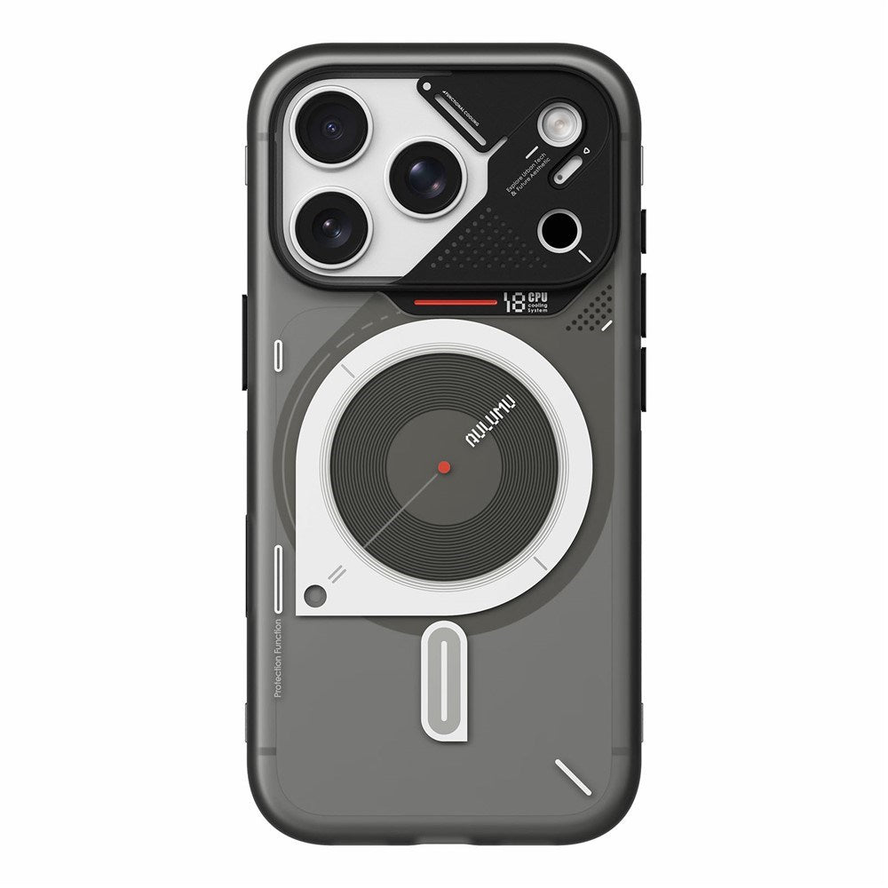 AULUMU iPhone 18 Pro / 17 Pro Bagside Cover - MagSafe Kompatibel - Grå