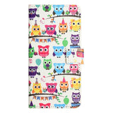 EIDERWOOD Samsung Galaxy S26 FE Flip Mobil Cover inkl. Pung og Ståfunktion - Ugler
