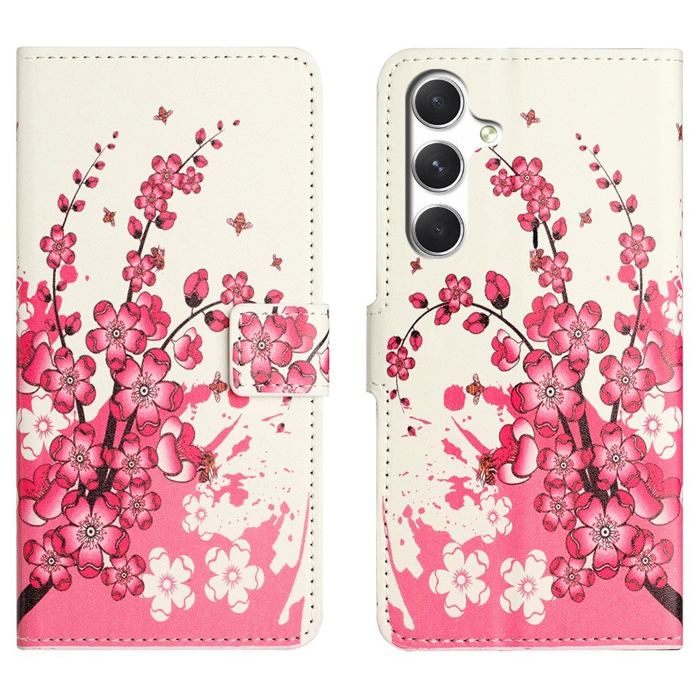 EIDERWOOD Samsung Galaxy S26 FE Flip Mobil Cover inkl. Pung og Ståfunktion - Blomster