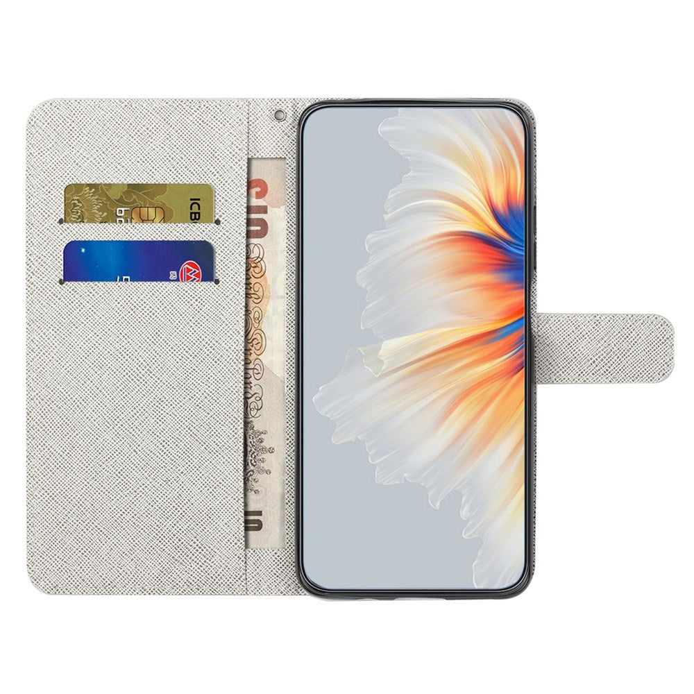 EIDERWOOD Samsung Galaxy S26 FE Flip Cover m. Ståfunktion og Strop - Katte i Træ