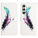 EIDERWOOD Samsung Galaxy S26 FE Flip Cover m. Ståfunktion og Strop - Fjer