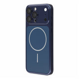 iPhone 15 Pro EIDERWOOD Hårdt Plast Bagside Cover m. Kamerabeskytter - MagSafe Kompatibel - Mørkeblå
