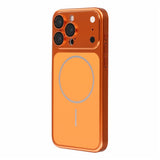 iPhone 15 Pro EIDERWOOD Hårdt Plast Bagside Cover m. Kamerabeskytter - MagSafe Kompatibel - Orange