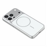 iPhone 15 Pro EIDERWOOD Hårdt Plast Bagside Cover m. Kamerabeskytter - MagSafe Kompatibel - Sølv