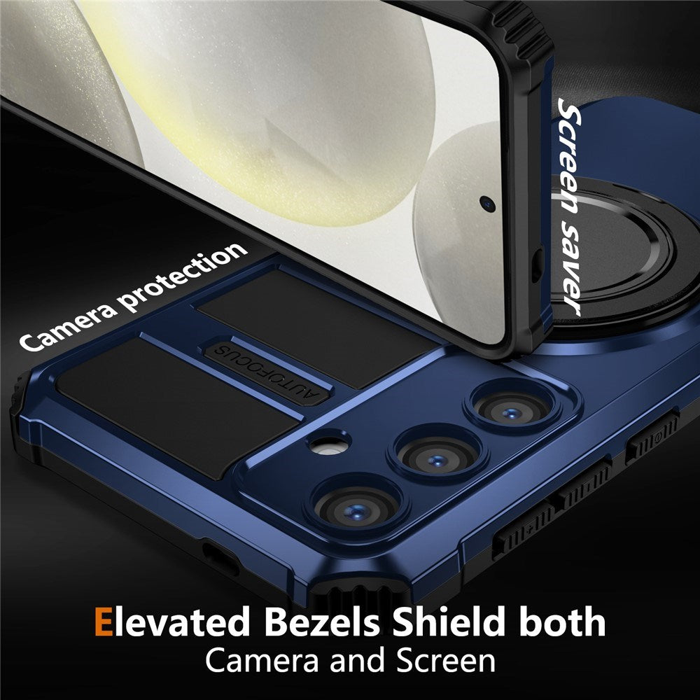 EIDERWOOD Samsung Galaxy S26 FE / S25 Håndværker Case m. Magnetisk Kickstand - Blå