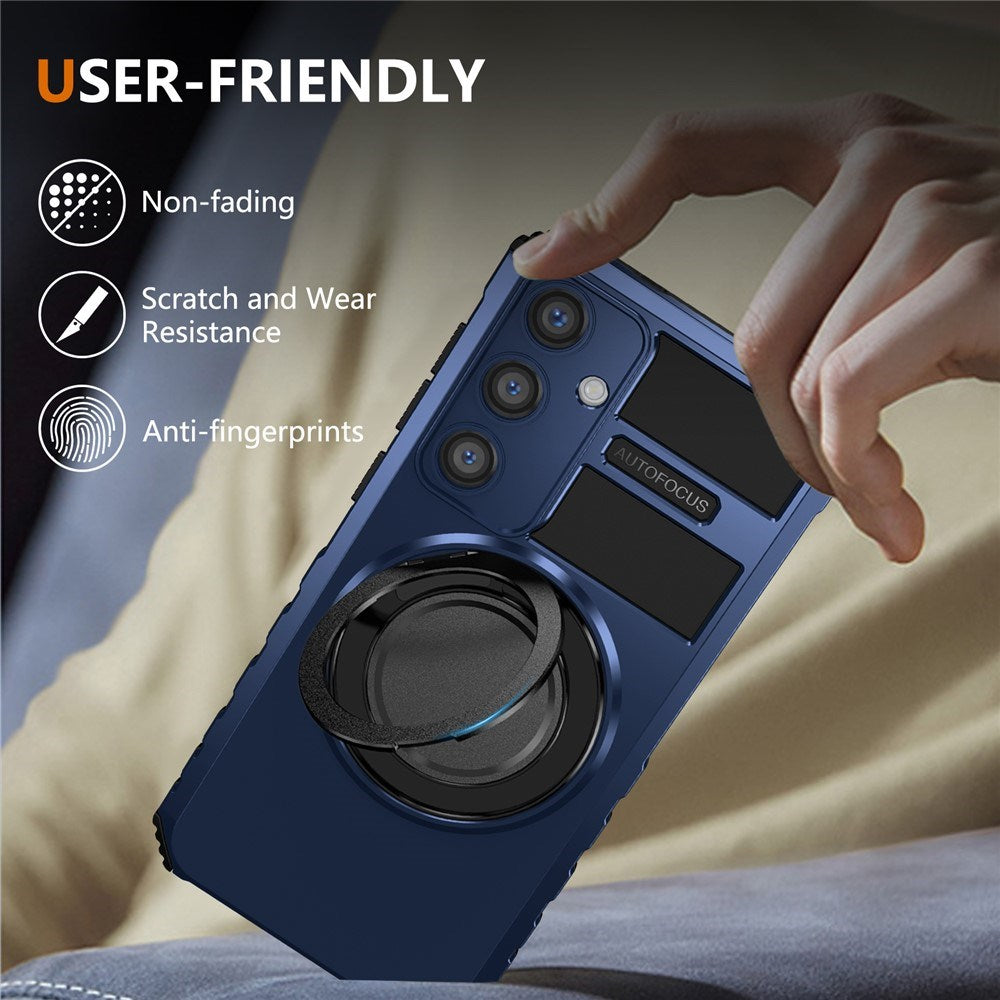 EIDERWOOD Samsung Galaxy S26 FE / S25 Håndværker Case m. Magnetisk Kickstand - Blå