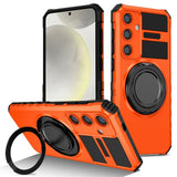 EIDERWOOD Samsung Galaxy S26 FE / S25 Håndværker Case m. Magnetisk Kickstand - Orange