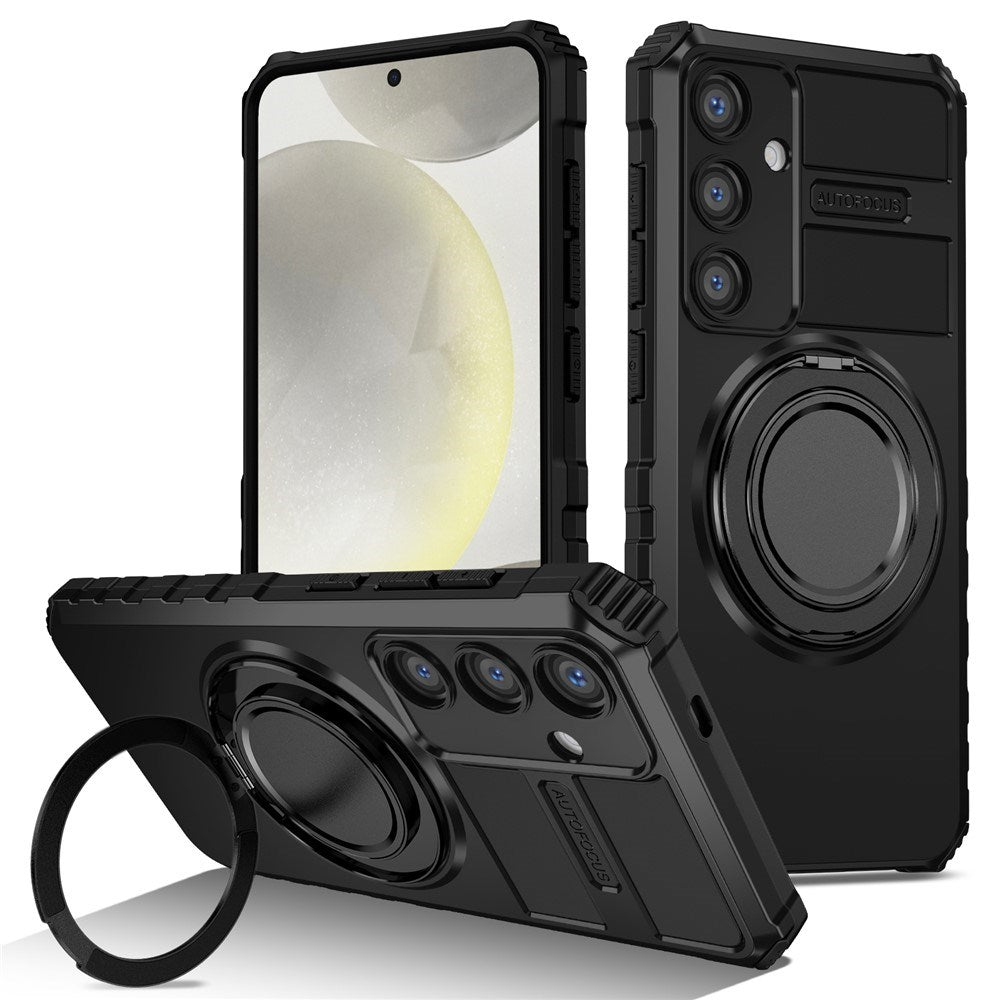 EIDERWOOD Samsung Galaxy S26 FE / S25 Håndværker Case m. Magnetisk Kickstand - Sort