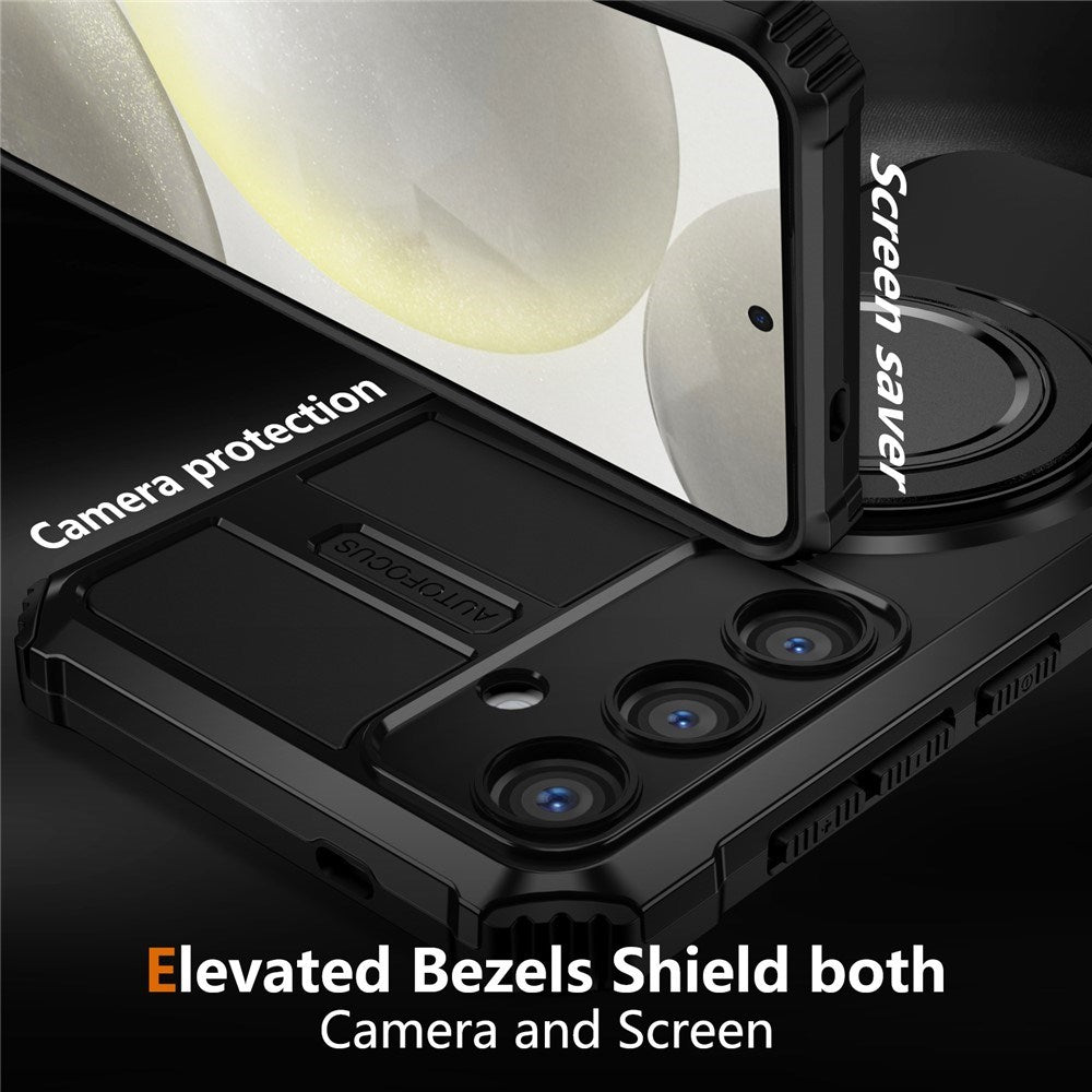 EIDERWOOD Samsung Galaxy S26 FE / S25 Håndværker Case m. Magnetisk Kickstand - Sort