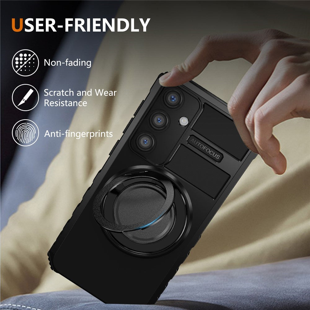 EIDERWOOD Samsung Galaxy S26 FE / S25 Håndværker Case m. Magnetisk Kickstand - Sort