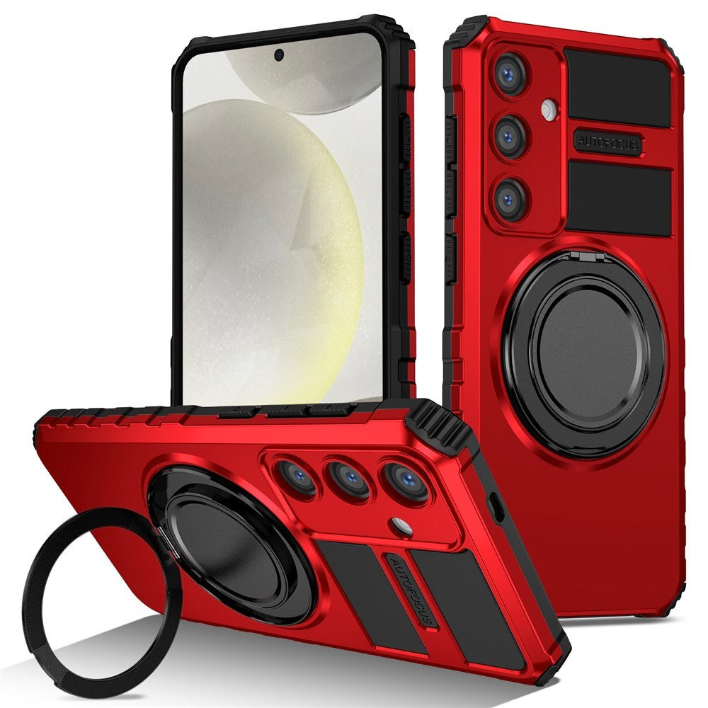 EIDERWOOD Samsung Galaxy S26 FE / S25 Håndværker Case m. Magnetisk Kickstand - Rød
