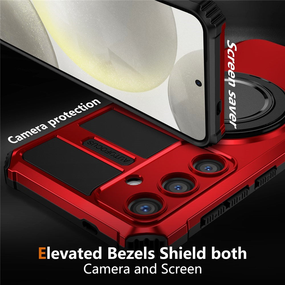 EIDERWOOD Samsung Galaxy S26 FE / S25 Håndværker Case m. Magnetisk Kickstand - Rød