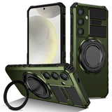 EIDERWOOD Samsung Galaxy S26 FE / S25 Håndværker Case m. Magnetisk Kickstand - Grøn