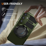 EIDERWOOD Samsung Galaxy S26 FE / S25 Håndværker Case m. Magnetisk Kickstand - Grøn