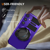 EIDERWOOD Samsung Galaxy S26 FE / S25 Håndværker Case m. Magnetisk Kickstand - Lilla