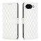 Google Pixel 11a EIDERWOOD Tekstureret Kunstlæder Flip Cover - Hvid