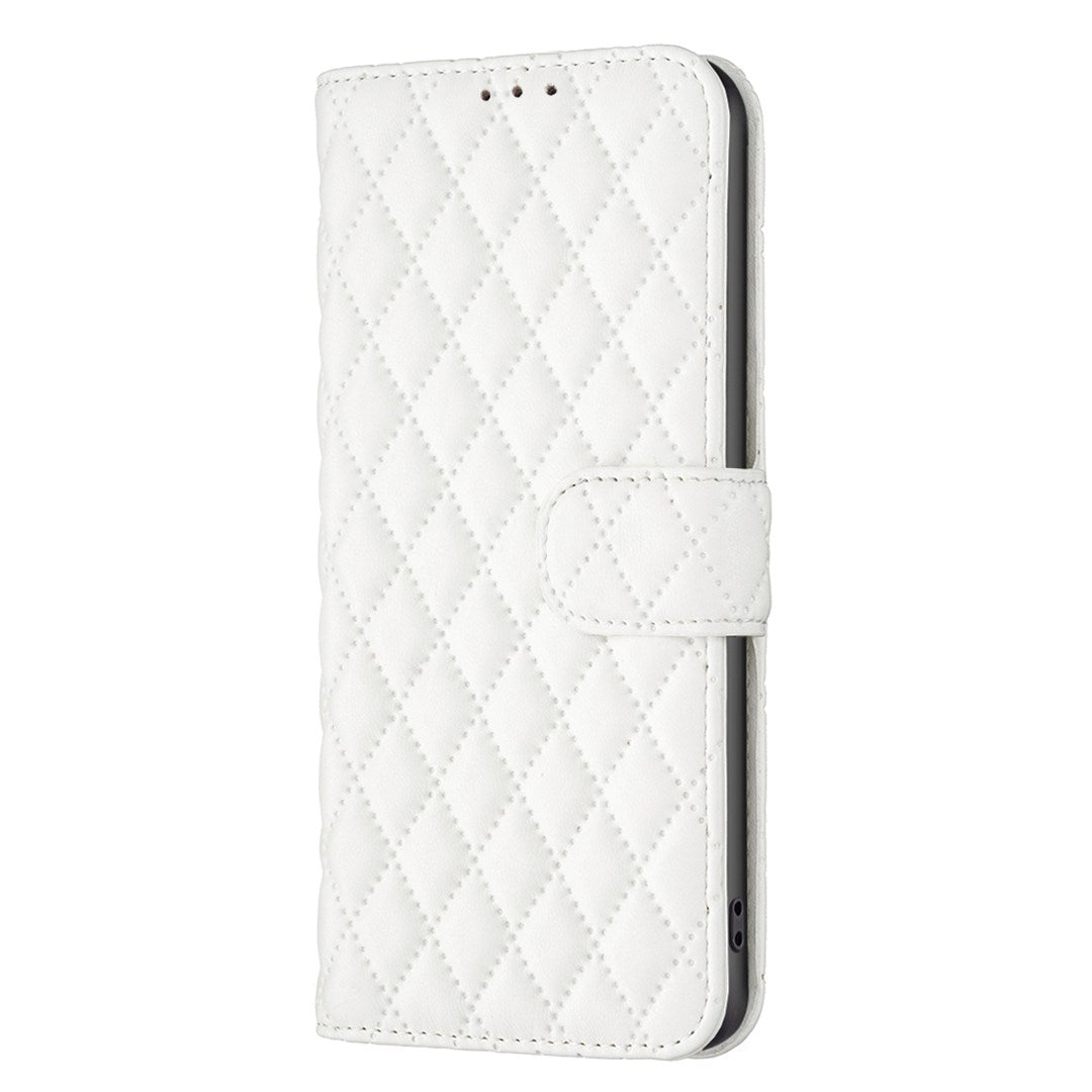 Google Pixel 11a EIDERWOOD Tekstureret Kunstlæder Flip Cover - Hvid