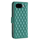 Google Pixel 11a EIDERWOOD Tekstureret Kunstlæder Flip Cover - Grøn