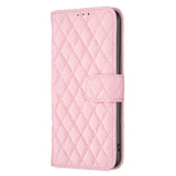 Google Pixel 11a EIDERWOOD Tekstureret Kunstlæder Flip Cover - Lyserød