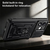 Xiaomi Redmi Note 17 (5G / 4G) EIDERWOOD Hybrid Håndværker Cover m. Cam Slider - Sort