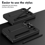 EIDERWOOD iPhone Fold Mobil Cover m. Stylus og Beskyttelsessæt til Skærm og Kamera - Sort