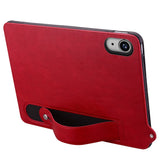 iPad Mini (2026) 8. Gen. EIDERWOOD Kunstlæder Bagside Cover m. Strop - Rød