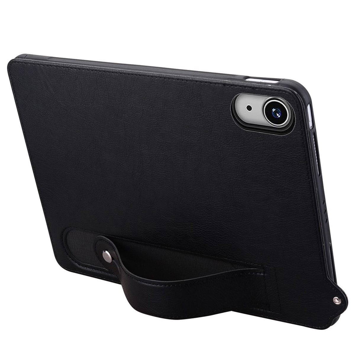 iPad Mini (2026) 8. Gen. EIDERWOOD Kunstlæder Bagside Cover m. Strop - Sort