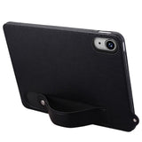 iPad Mini (2026) 8. Gen. EIDERWOOD Kunstlæder Bagside Cover m. Strop - Sort