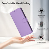 Xiaomi Redmi Note 17 (5G) EIDERWOOD Kunstlæder Flip Cover m. Strop & Kortholder - Lilla