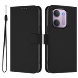 EIDERWOOD Xiaomi Redmi 17C (5G) Kunstlæder Flip Mobil Cover m. Strop - Sort