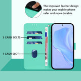 EIDERWOOD Xiaomi Redmi 17C (5G) Kunstlæder Flip Mobil Cover m. Strop - Turkis
