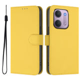EIDERWOOD Xiaomi Redmi 17C (5G) Kunstlæder Flip Mobil Cover m. Strop - Gul