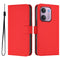 EIDERWOOD Xiaomi Redmi 17C (5G) Kunstlæder Flip Mobil Cover m. Strop - Rød