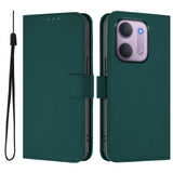 EIDERWOOD Xiaomi Redmi 17C (5G) Kunstlæder Flip Mobil Cover m. Strop - Grøn