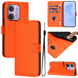 EIDERWOOD Xiaomi Redmi 17C (5G) Kunstlæder Flip Mobil Cover m. Strop - Orange